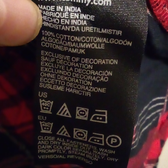 Tommy Hilfiger Plaid Long Sleeve Button Down Shirt - Size XL - Picture 5 of 8